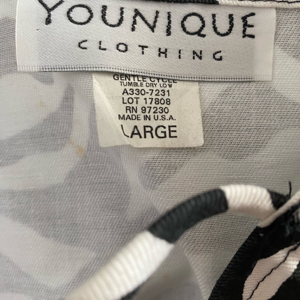 YOUNIQUE Zebra Print Stretch Camisole Top - Picture 8 of 14
